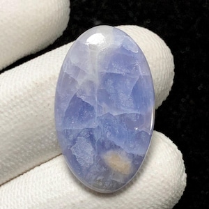 Hackmanite , Color Change UV Reactive, Fluorescence crystal , Oval Cabochon, 28x17x4 MM, 15 CTS, BeautifulCabochon,#16019