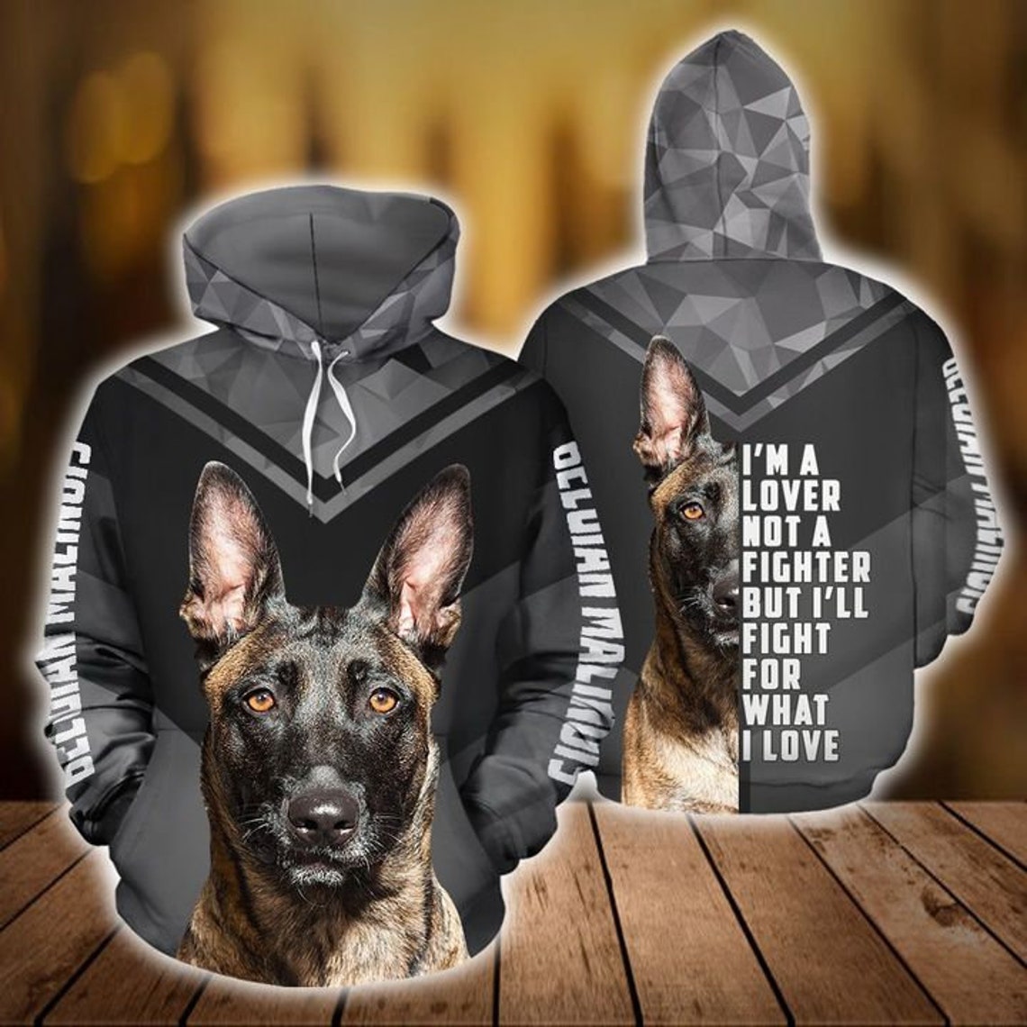 Belgian malinois hoodie Clearance