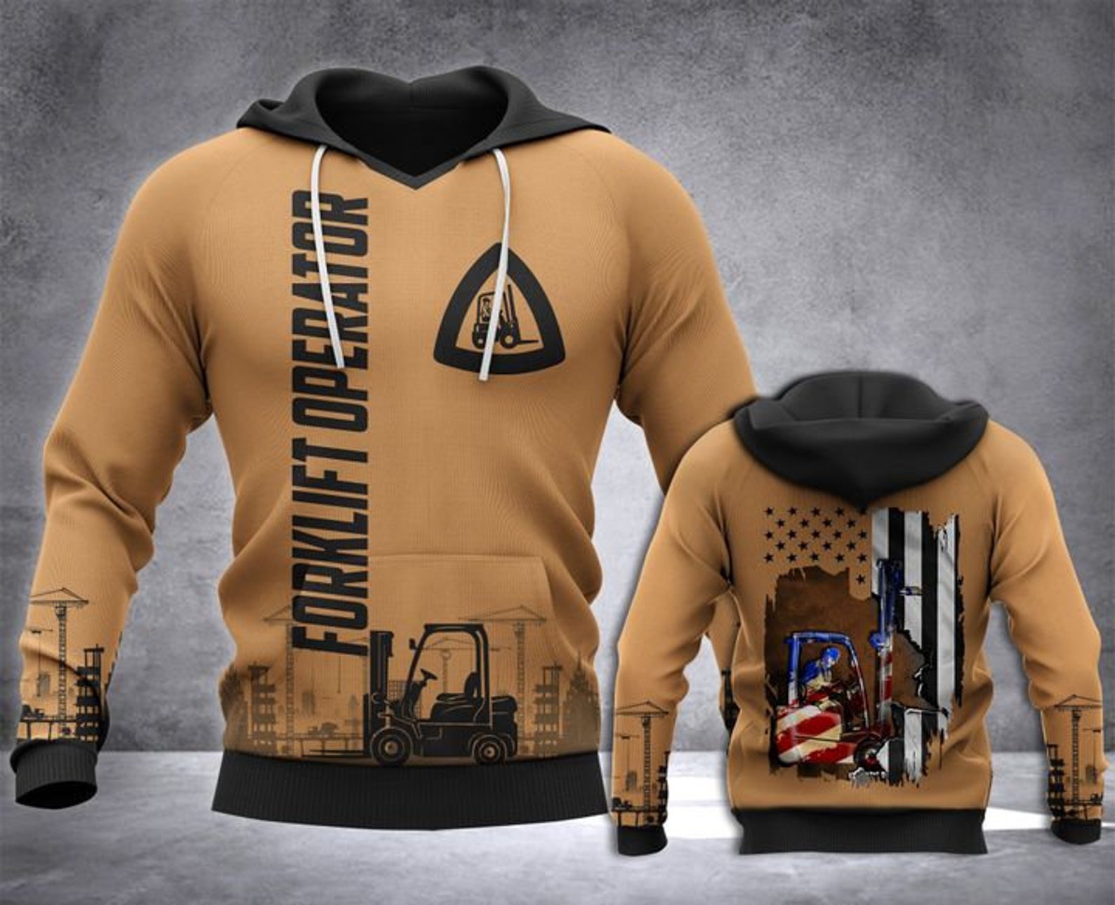 Forklift Operator Unisex 3D Hoodies ALL Over Printed Etsy