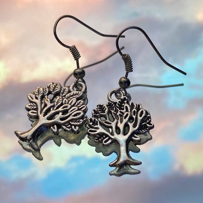 Tree earrings