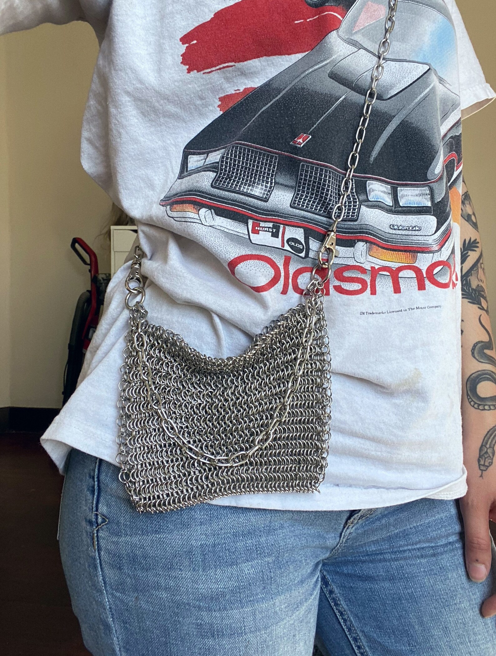 Small chainmail purse Etsy