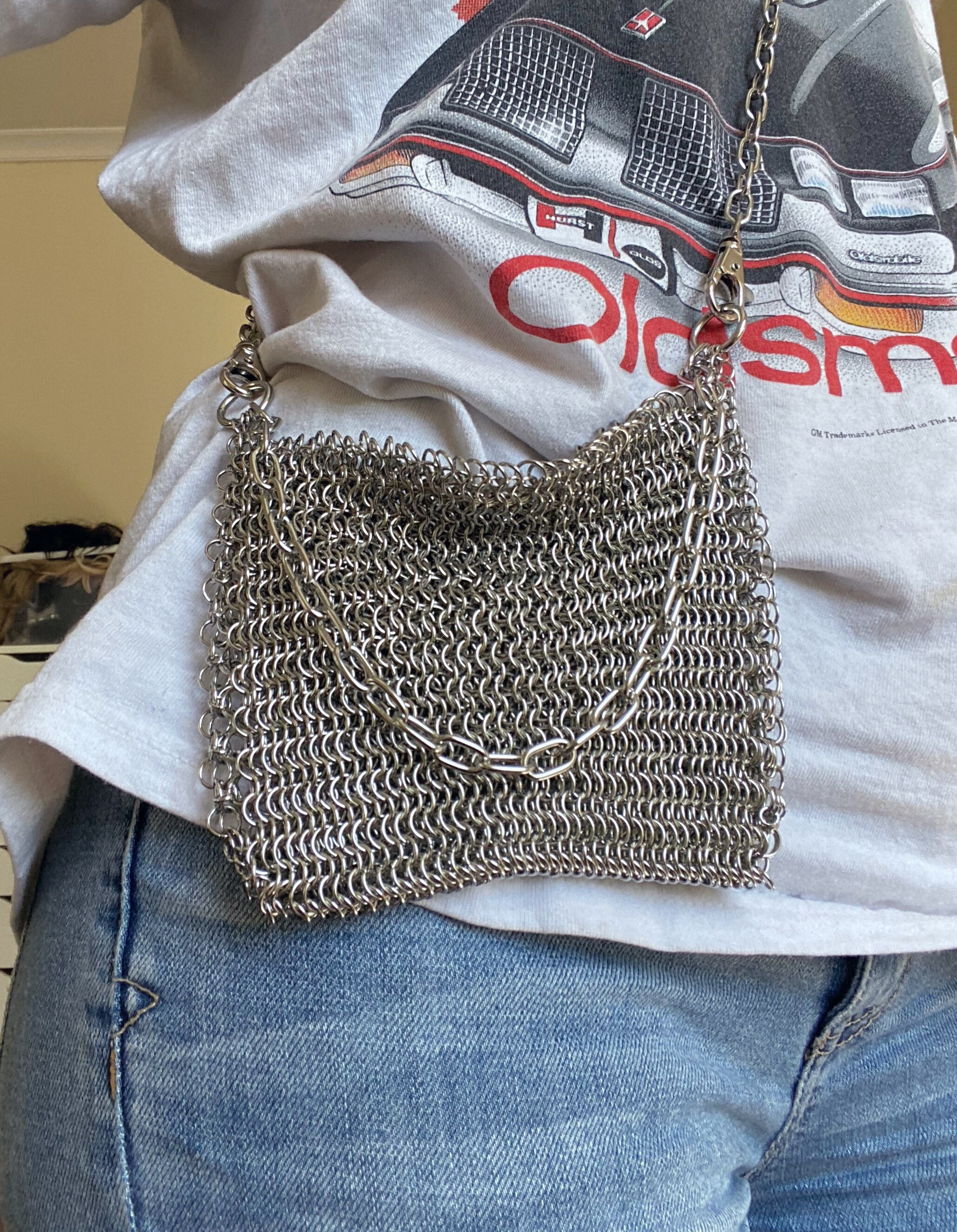 Small chainmail purse Etsy