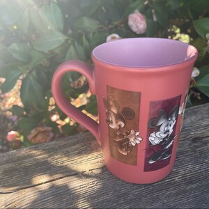 Disney Minnie Mouse Taza rosa oficial de Disneyland imagen 3