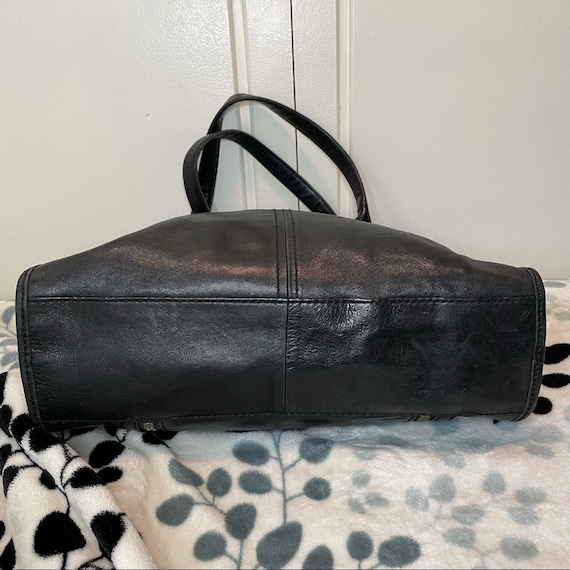 Fossil black & brown leather shoulder bag Y2K | Depop