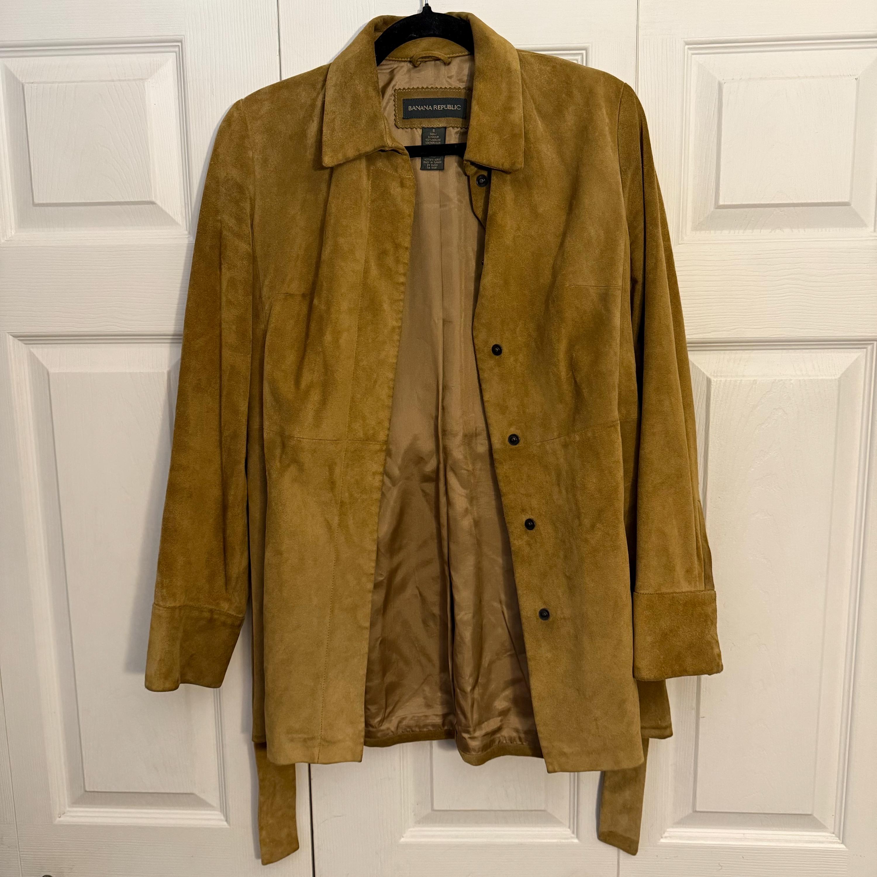 Suede Banana Republic Jacket - Etsy