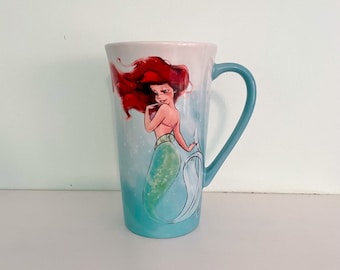 Disney the Art of Ariel Little Mermaid Mug RARE