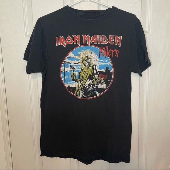 Iron Maiden Killers 80s Vintage Tour Band T shirt… - image 1