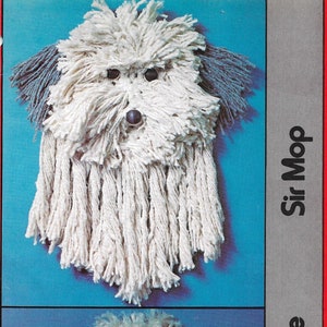 Macramé dog pattern, poodle pattern, digital, macramé knot guide, dog lover gift, children&#39;s room decor. retro, vintage style