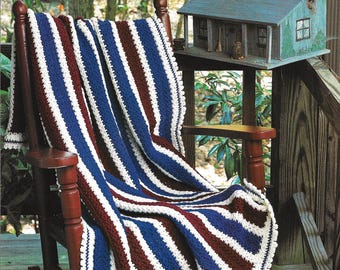 Easy crochet blanket pattern, home decor, afghan pattern, housewarming gift, digital pattern, gender neutral gift.