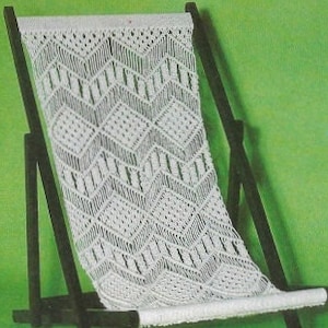 Macrame chair pattern, vintage pattern, digital, home decor, outdoor furniture, patio furniture.