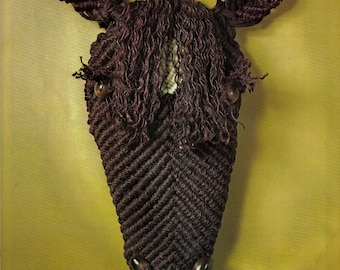 Macrame pattern, macrame horse, macrame animals, macrame tutorial, animal lover gift, children's decor