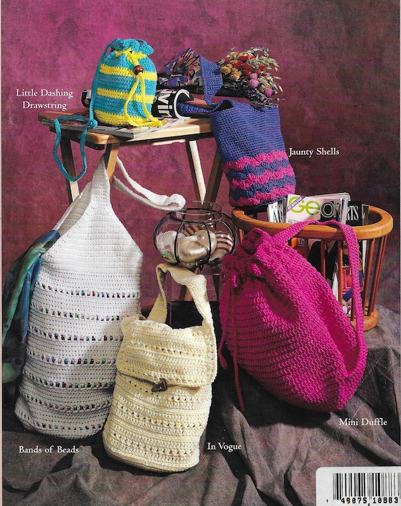 Shoulder Bag Crochet Book Bag Pattern Free Leisure Arts Easy