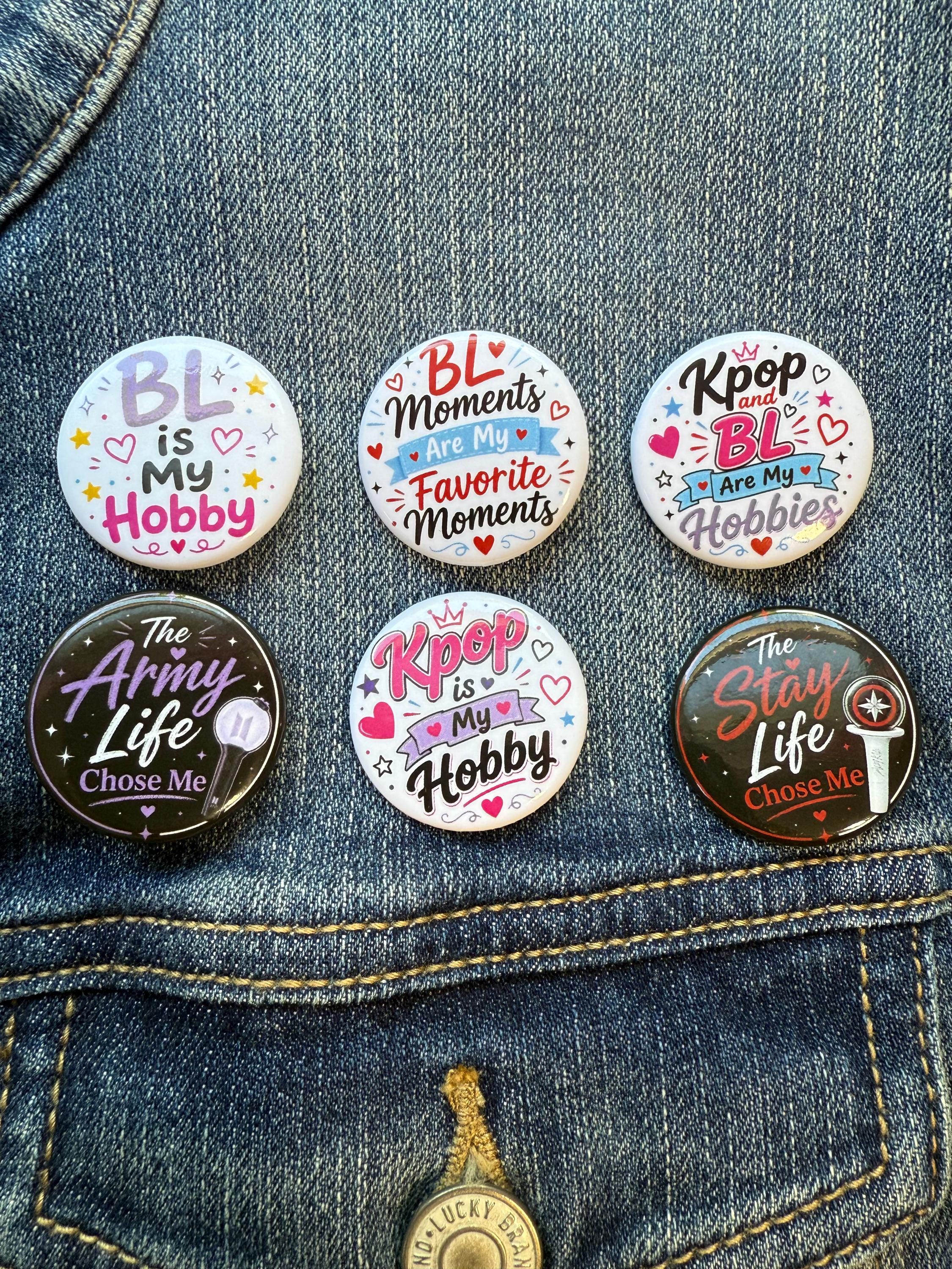 Kpop Buttons - Etsy