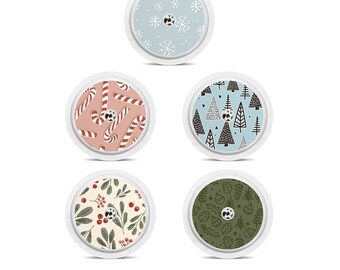 FreeStyle Libre 1/2 Sensor Sticker | Decorate your devices | Girls with Gadgets | Diabetes type 1 | Diabetes Stickers | Winter | Christmas