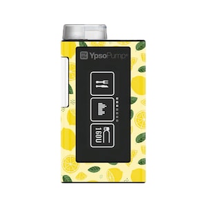 B-WARE ** Ypsopump Pumpen Sticker "Fizzy Lemon" | Summer Collection | Decorate your devices | Diabetes Typ 1 |  Diabetes Sticker