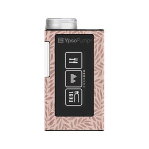 Ypsopump Pumpen Sticker "Lovely Leaves" | Decorate your devices | Diabetes Typ 1 | Insulinpumpen Sticker | Diabetes Sticker