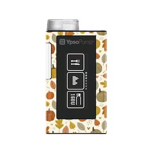 Ypsopump Sticker "Pumpkin Season" | Autumn Collection | Decorate your devices | Diabetes Typ 1 | Insulinpumpen Sticker | Diabetes Sticker