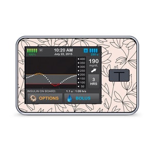 T:Slim X2 Sticker Flora | Decorate your devices | Girls with Gadgets | Diabetes Typ 1 | Insulinpumpen Sticker | Diabetes Sticker