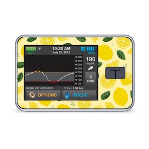 B-WARE ** T:Slim X2 Sticker "Fizzy Lemon" | Summer Collection | Decorate your devices | Diabetes Typ 1 |  Diabetes Sticker