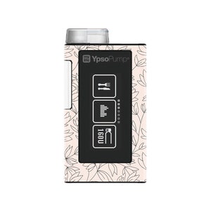 Ypsopump Pumpen Sticker "Flora" | Decorate your devices | Diabetes Typ 1 | Insulinpumpen Sticker | Diabetes Sticker