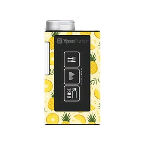 B-WARE ** Ypsopump Pumpen Sticker "Pineapple Party" | Summer Collection | Decorate your devices | Diabetes Typ 1 |  Diabetes Sticker