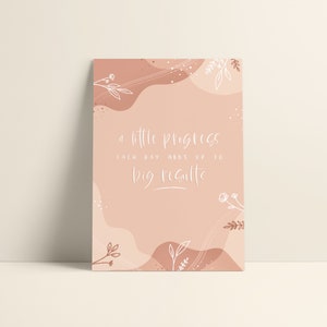 Postkarte Din A6 "progress" | Diabetes Art | Diabetes Illustration | Diabetes Typ 1 | Lettering | Karte mit Spruch | Inspiring Quote