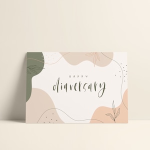 Postkarte Din A6 "happy diaversary" | Diabetes Art | Diabetes Illustration | Girls with Gadgets | Diabetes Typ 1 | Karte zum Diaversary