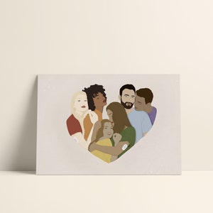 Postkarte Din A6 "Pride" | Diabetes Art | Diabetes Illustration | Girls with Gadgets | Diabetes Typ 1 | Pride Month | Pride Illustration