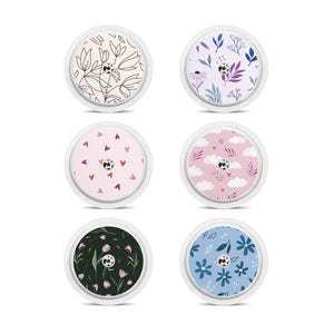 Adesivo per sensore FreeStyle Libre 1/2 | Decora i tuoi dispositivi | Ragazze con gadget | Diabete di tipo 1 | Decorazione per diabete | Adesivo per il diabete