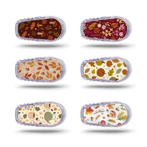 Pegatina del transmisor Dexcom G6 | Colección Otoño | Decora tus dispositivos | Diabetes tipo 1 | Decoración de diabetes | Pegatinas de diabetes