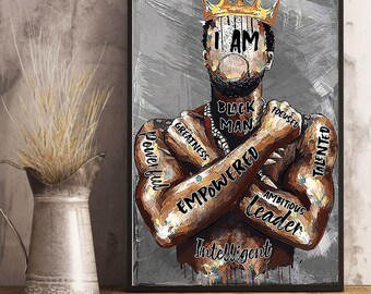 I Am A Man Poster Etsy I Am A Man Poster Etsy
