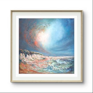 WHITEROCKS BEACH Art Print, North Coast, Portrush print, Irish Landscape Art Print, Home Decor, Wall Art, landscape painting, Portrush print
