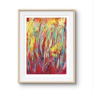 Colourful Abstract art, Beach painting, Sea art, Nature Art Print, Colourful art, Home Decor, Wall Art, Irish art