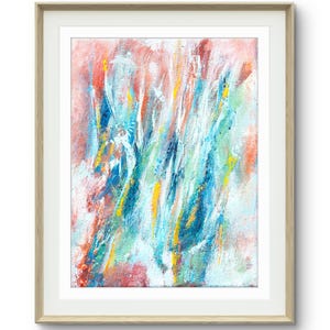 Colourful Abstract art, Beach painting, Sea art, Nature Art Print, Colourful art, Home Decor, Wall Art, Irish art