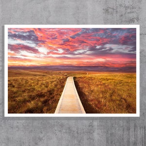 CUILCAGH MOUNTAIN Stairway to Heaven Fermanagh Northern Ireland Photo, Colour Photography Print, Northern Ireland, Home Decor, Wall Art