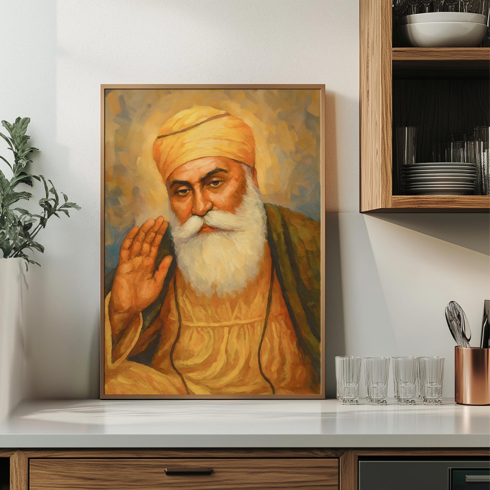 Guru Nanak Dev Ji Art Print Sikh Spiritual Oil Painting Multiple guru-nanak-dev-ji-art-print-sikh-spiritual-oil-painting-multiple