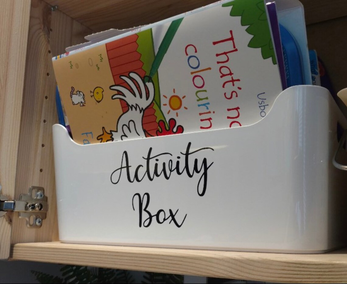 IKEA Trofast Storage System Labels Toy Box storage Vinyls Etsy