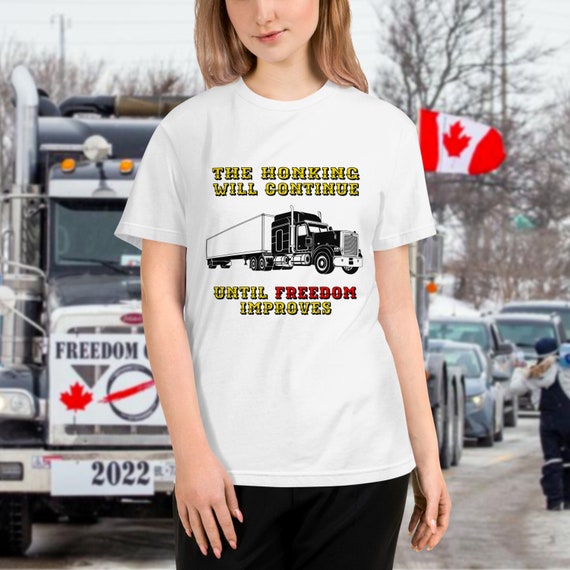 Support Canada Truckers T-shirt/freedom Convoy 2022 Shirt | Etsy
