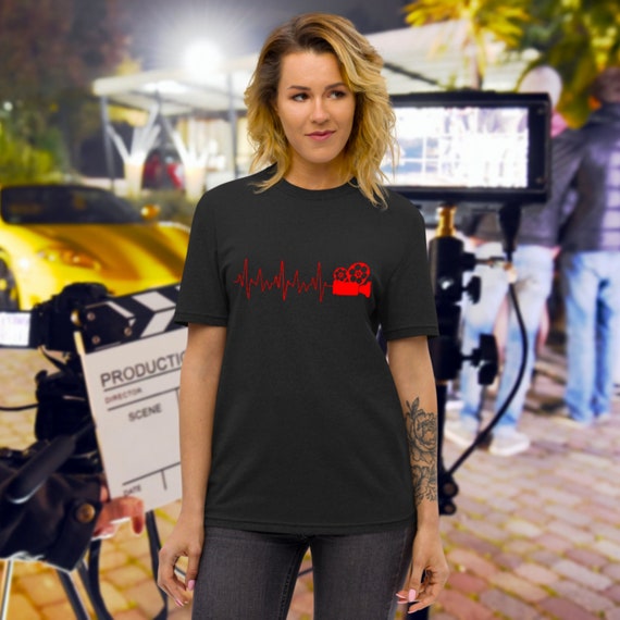 Filmmaker Heartbeat Shirt/filmmaker Gift/cinematographer | Etsy