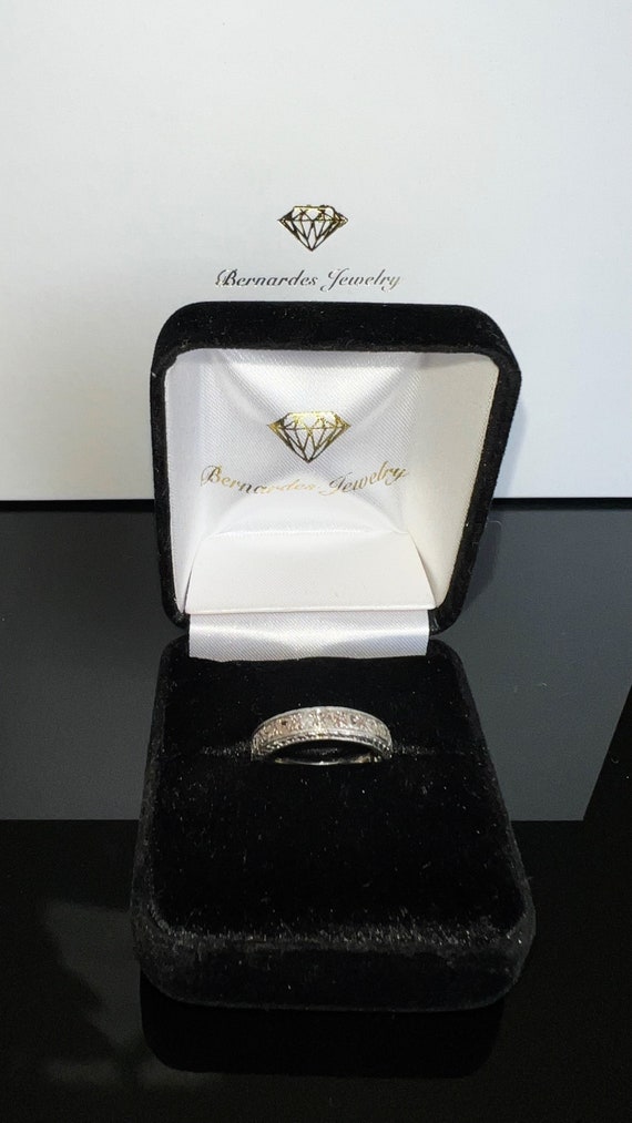 Memory Diamond Ring • Authentic and White Gold Je… - image 3