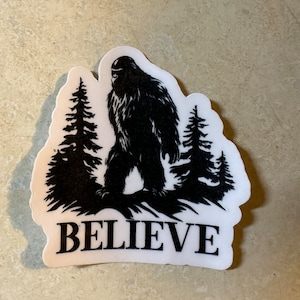 Bigfoot “Believe” stickers
