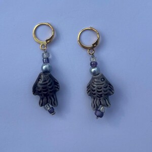 fish earrings