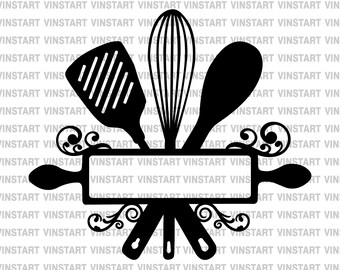 Download Kitchen Monogram Svg Etsy