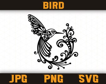 Download Hummingbird Svg File Etsy