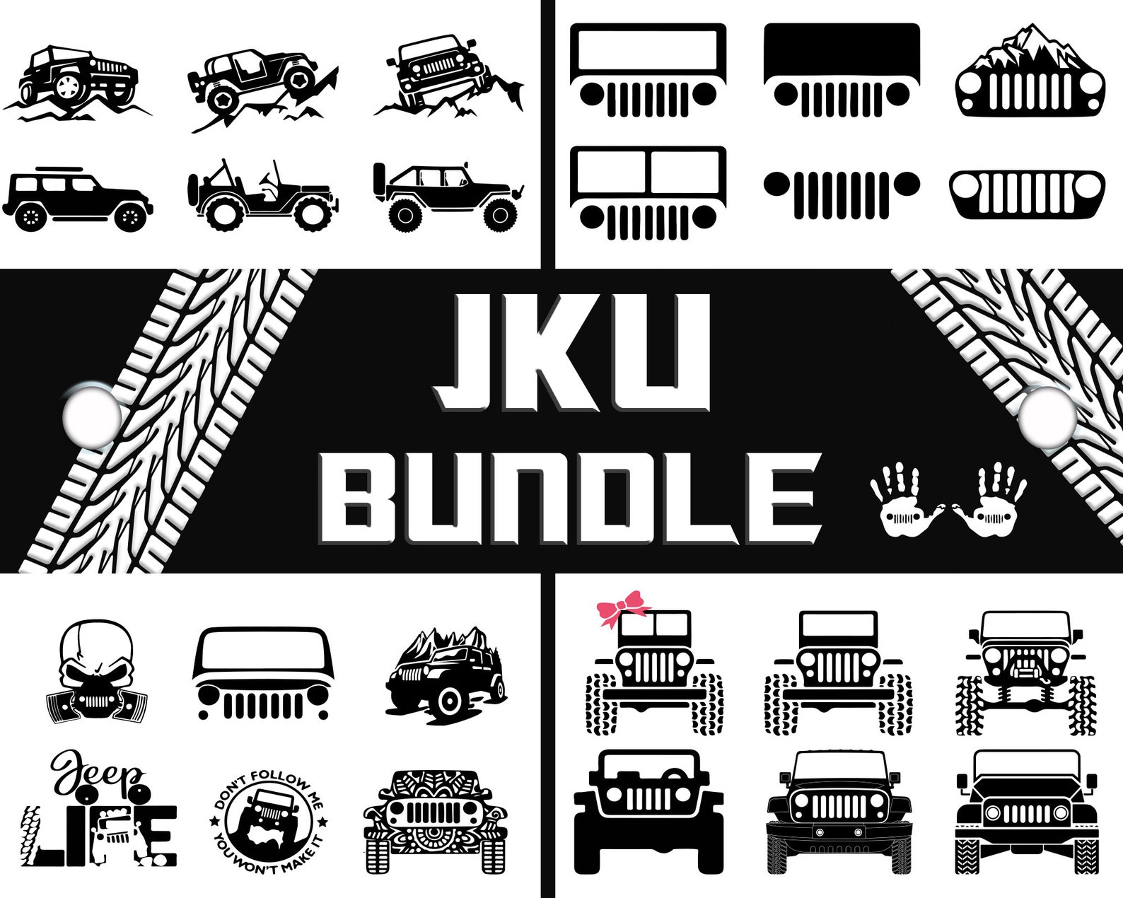 JKU Svg Offroad Svg JKU Mountain ClipArt Cut File Etsy