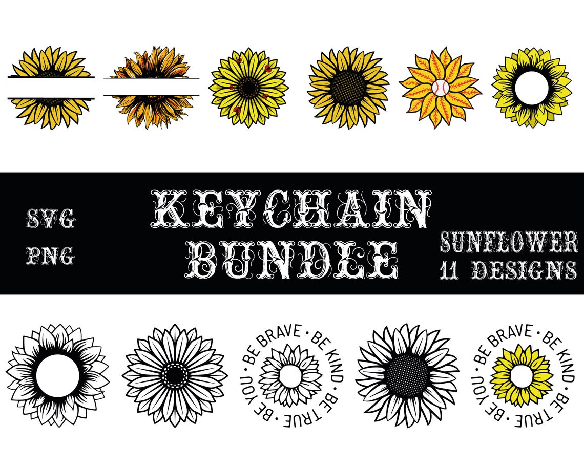 Free Free 142 Sunflower Keychain Svg SVG PNG EPS DXF File
