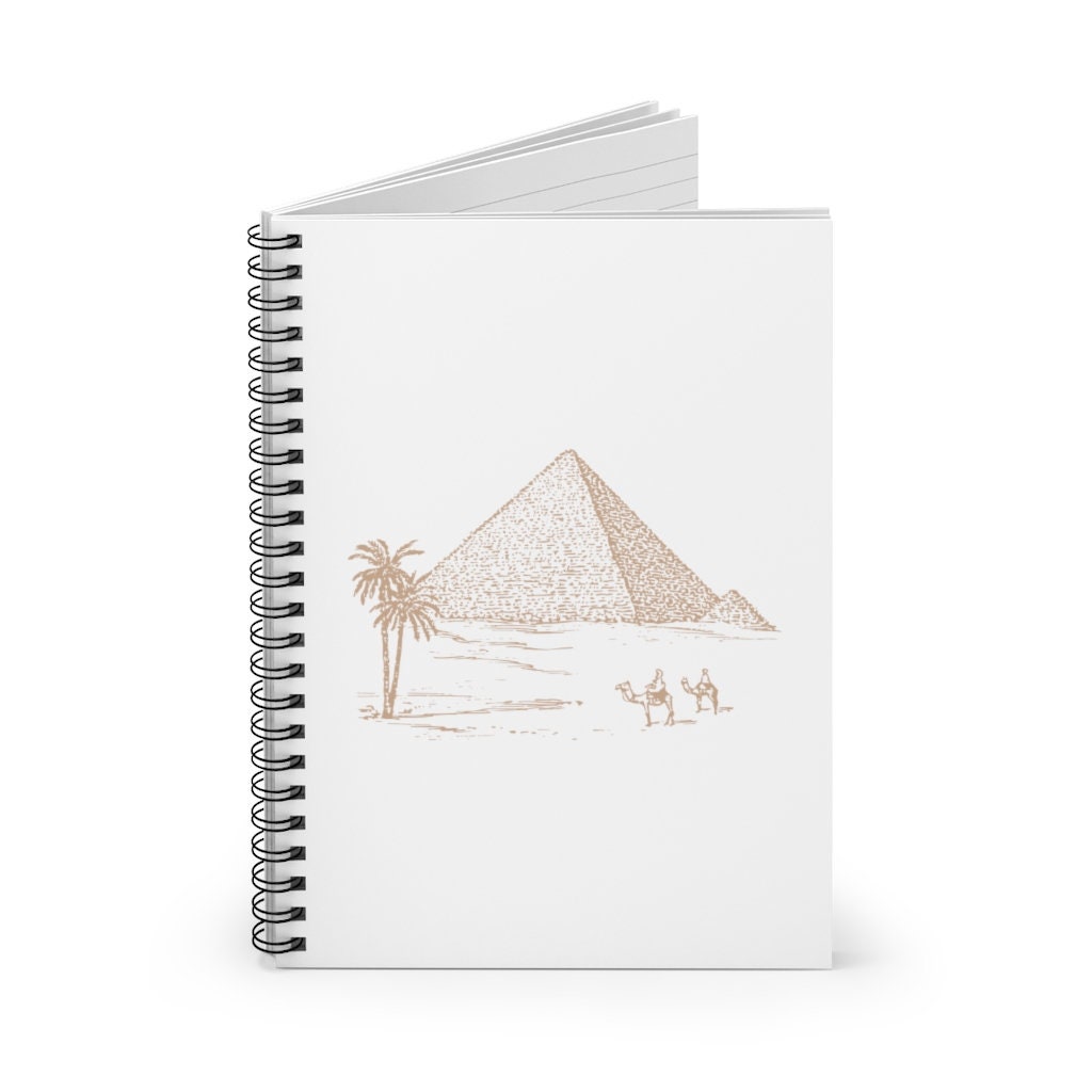 Ancient Egypt Spiral Notebook Ruled Line Journal Spiritual Etsy