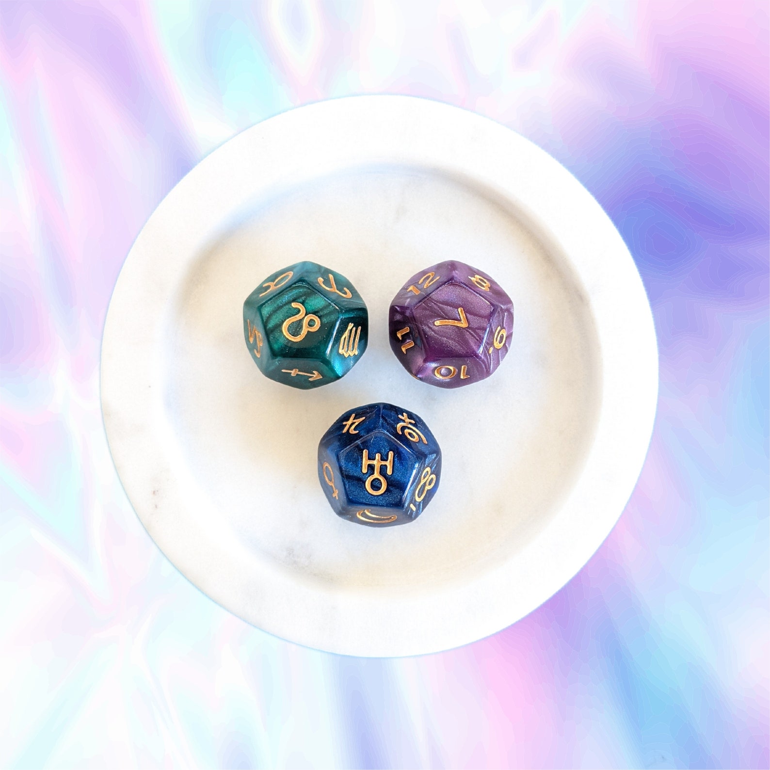 Astrology Dice Set Divination Tools Astro Dice Spiritual | Etsy