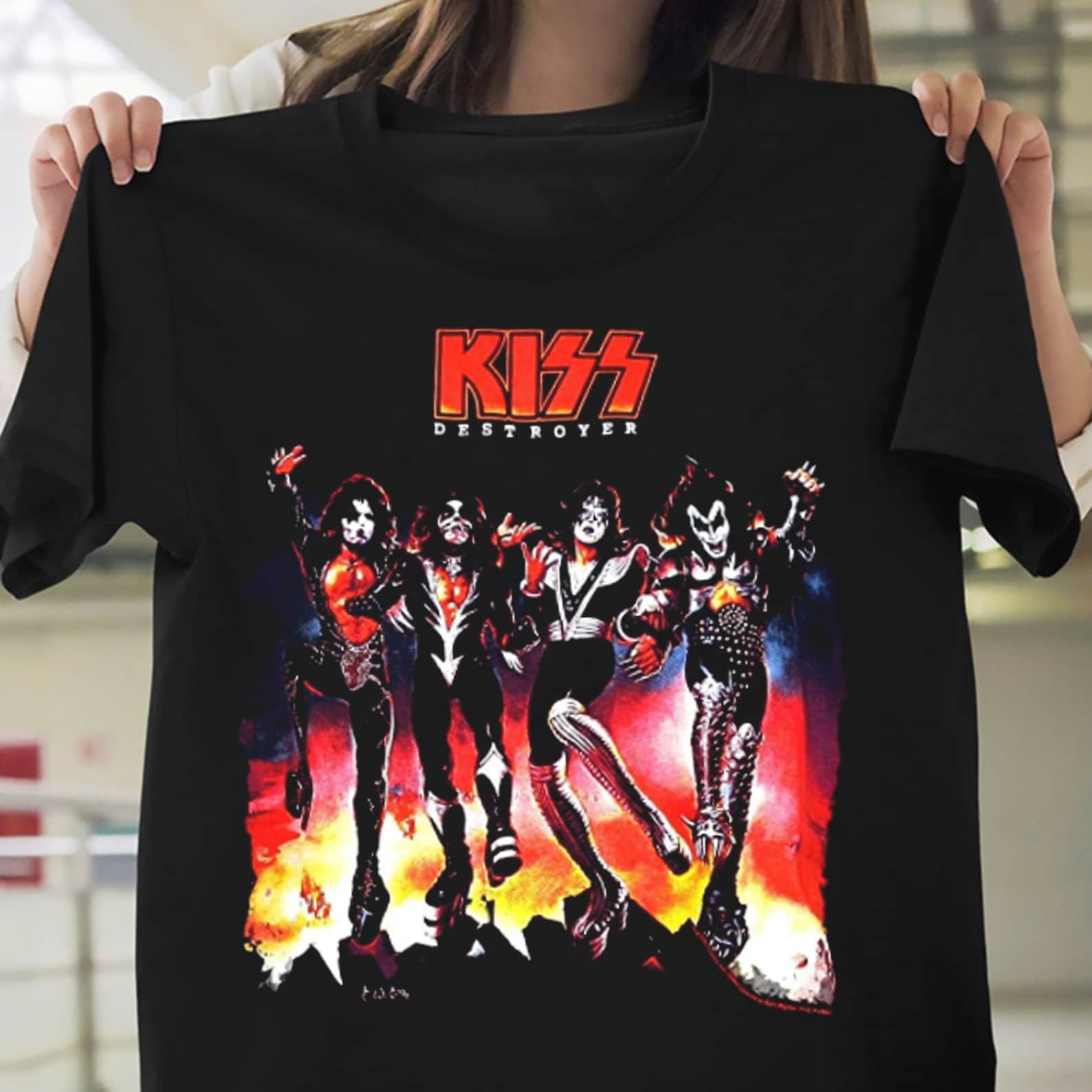 Kiss Band TShirt KISS Destroyer Album Rock And Roll Music Etsy