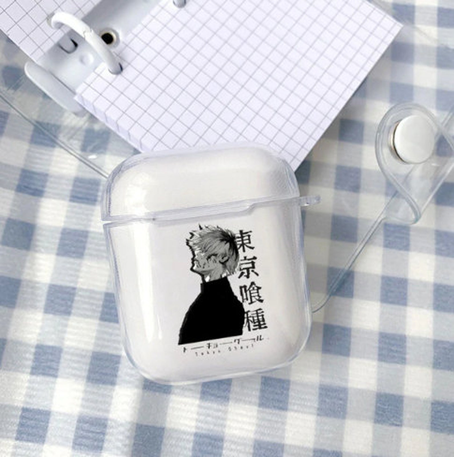 Anime Airpods Case Airpods 1 2 Pro Transparent Airpods Cover Etsy